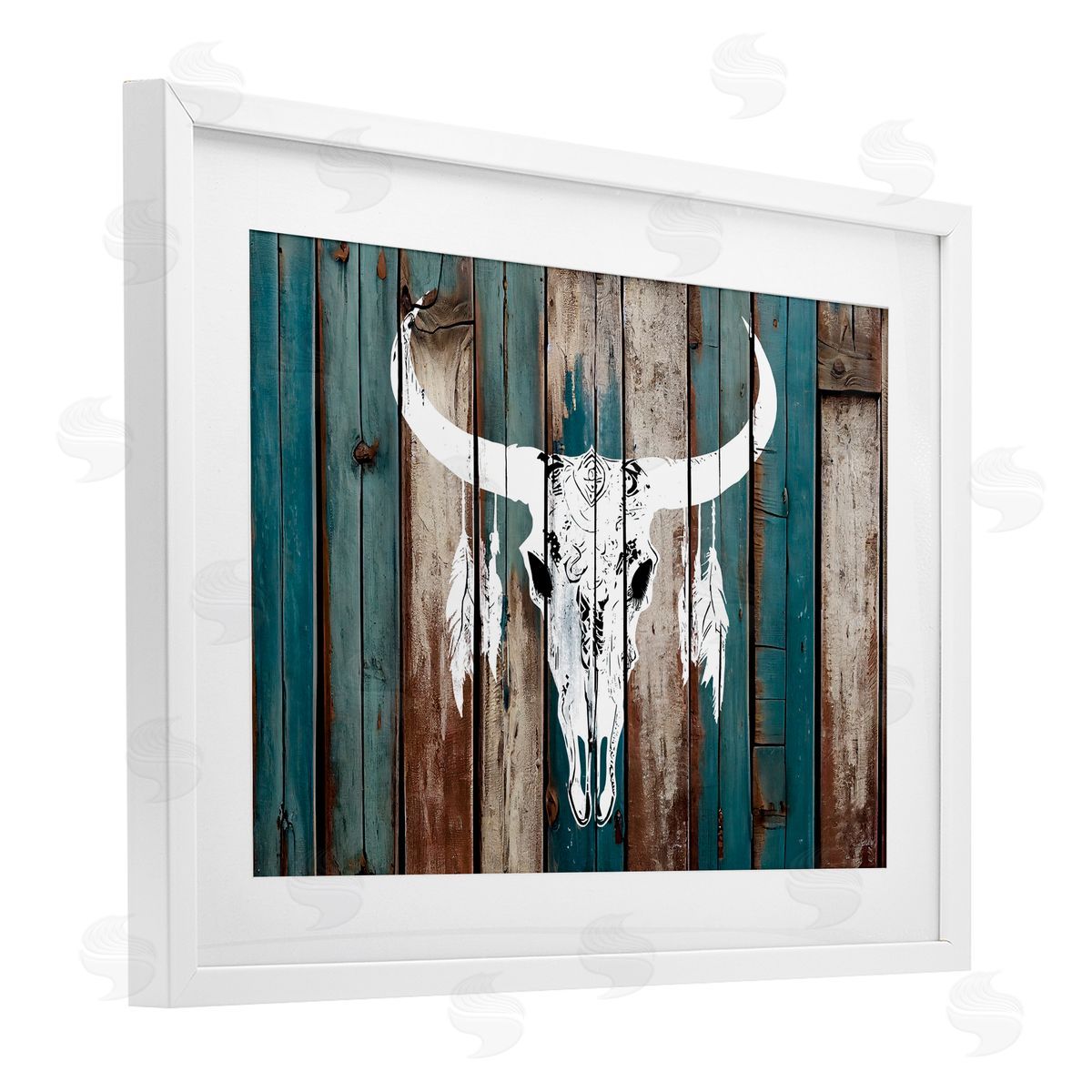 Titan Turner Rustic Weathered Guardian Canvas Wall Art Print
