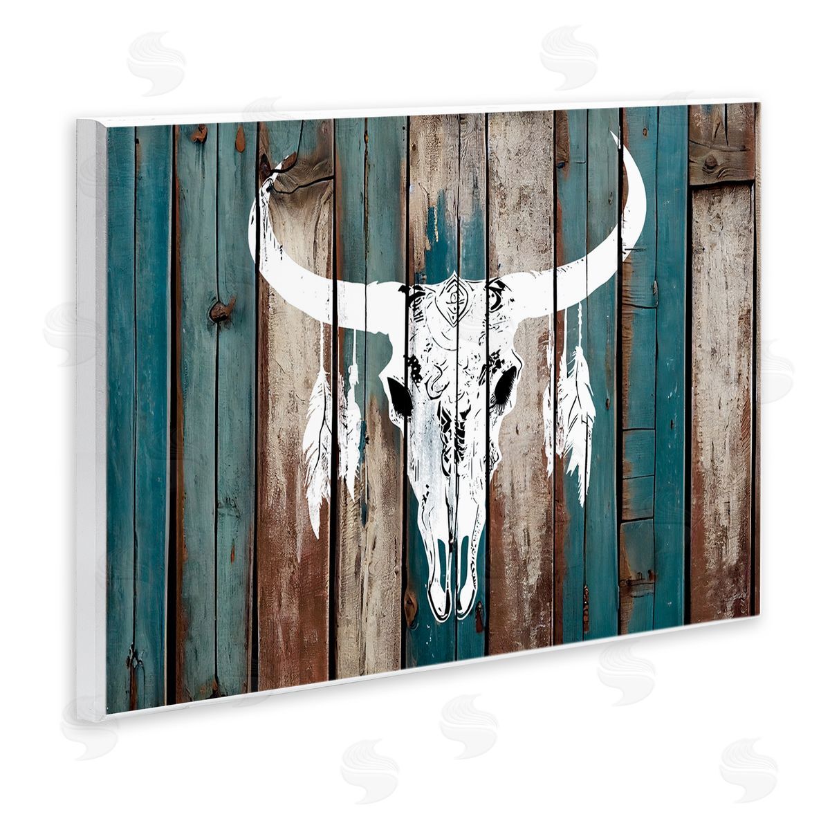 Titan Turner Rustic Weathered Guardian Canvas Wall Art Print