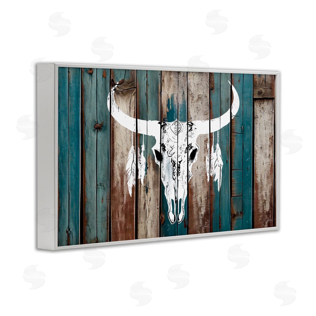 Titan Turner Rustic Weathered Guardian Canvas Wall Art Print