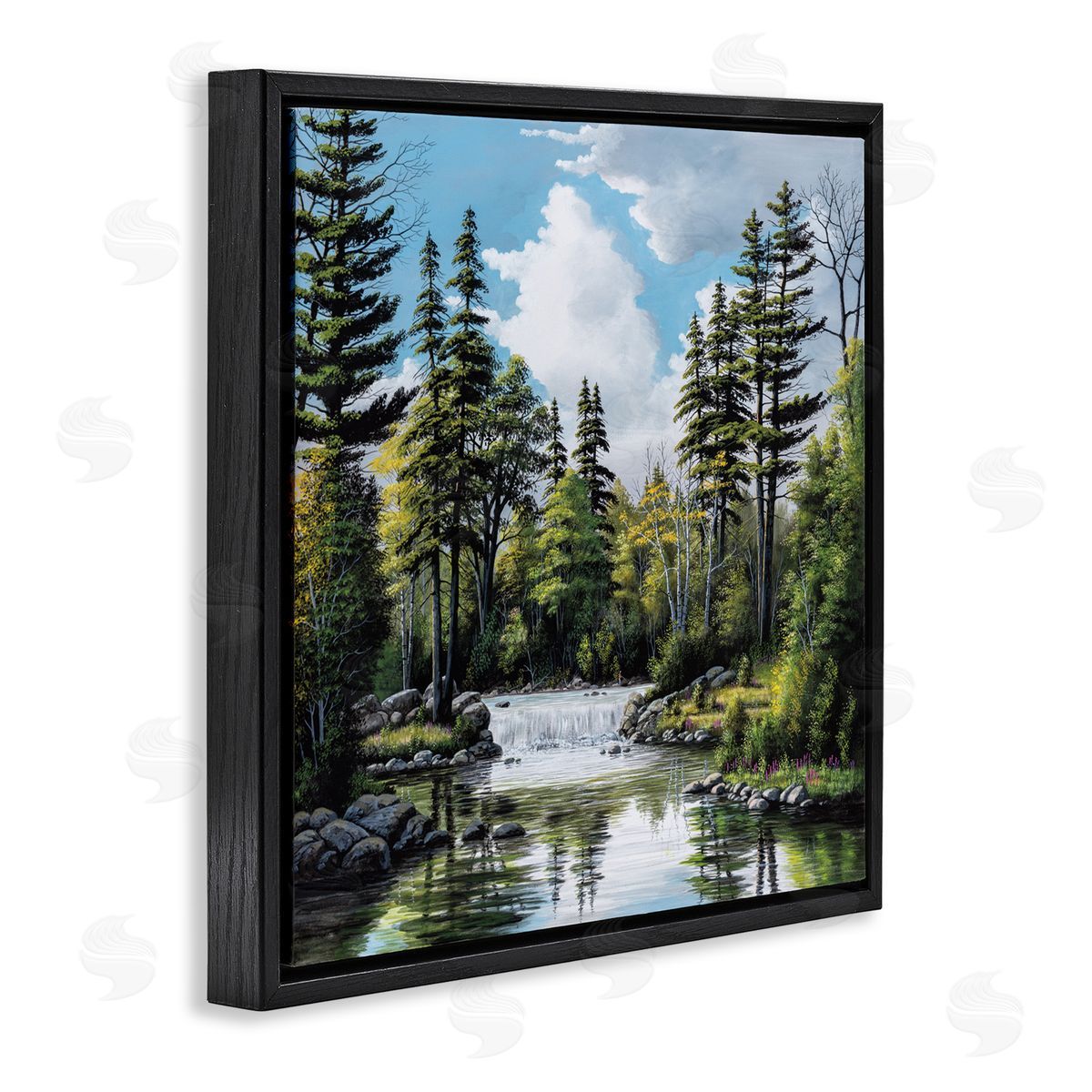 Bill Saunders Before The Falls Landscape Canvas Wall Art Print