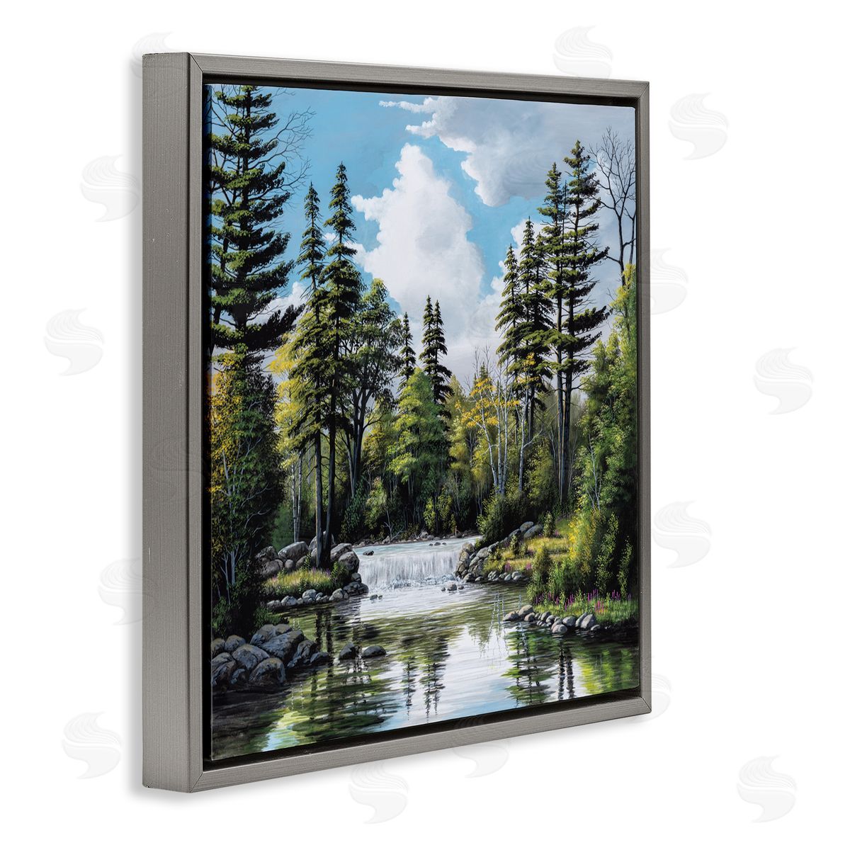 Bill Saunders Before The Falls Landscape Canvas Wall Art Print