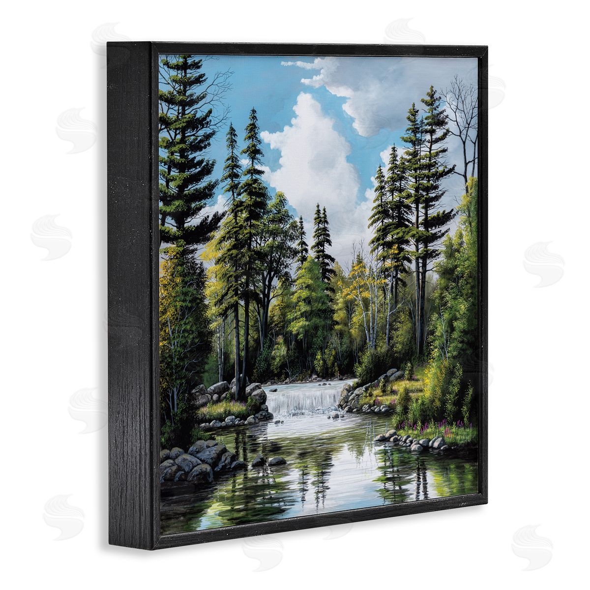Bill Saunders Before The Falls Landscape Canvas Wall Art Print