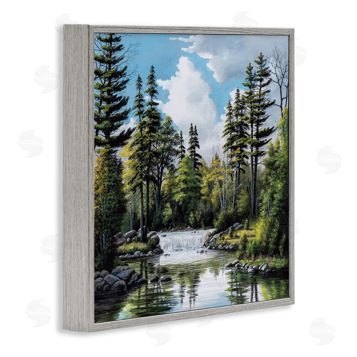Bill Saunders Before The Falls Landscape Canvas Wall Art Print