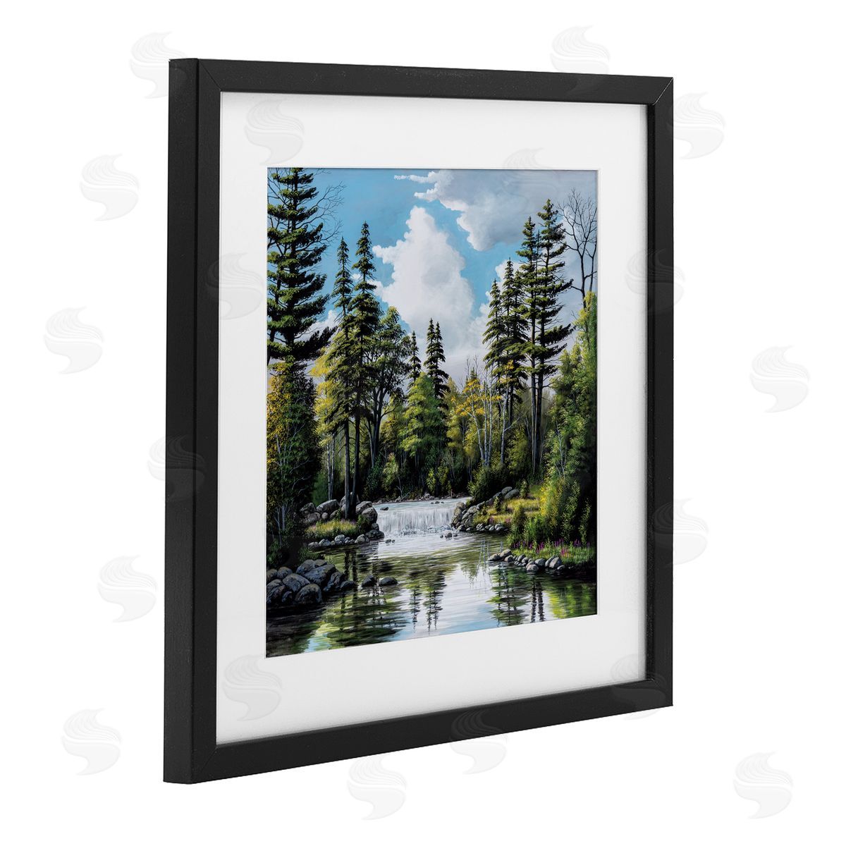 Bill Saunders Before The Falls Landscape Canvas Wall Art Print