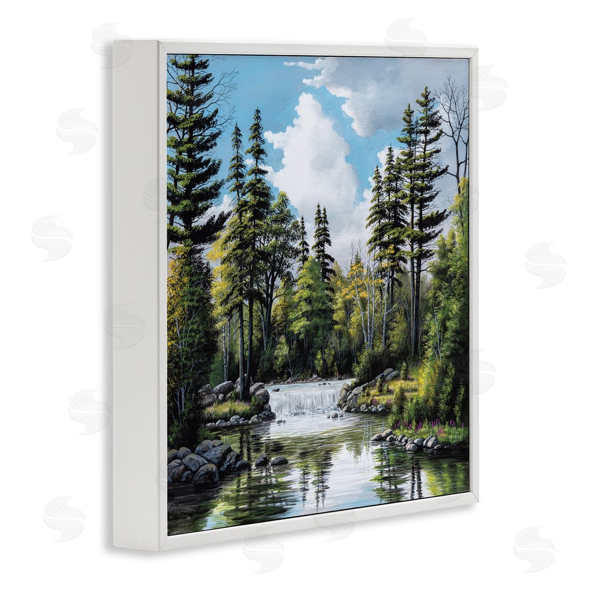 Bill Saunders Before The Falls Landscape Canvas Wall Art Print