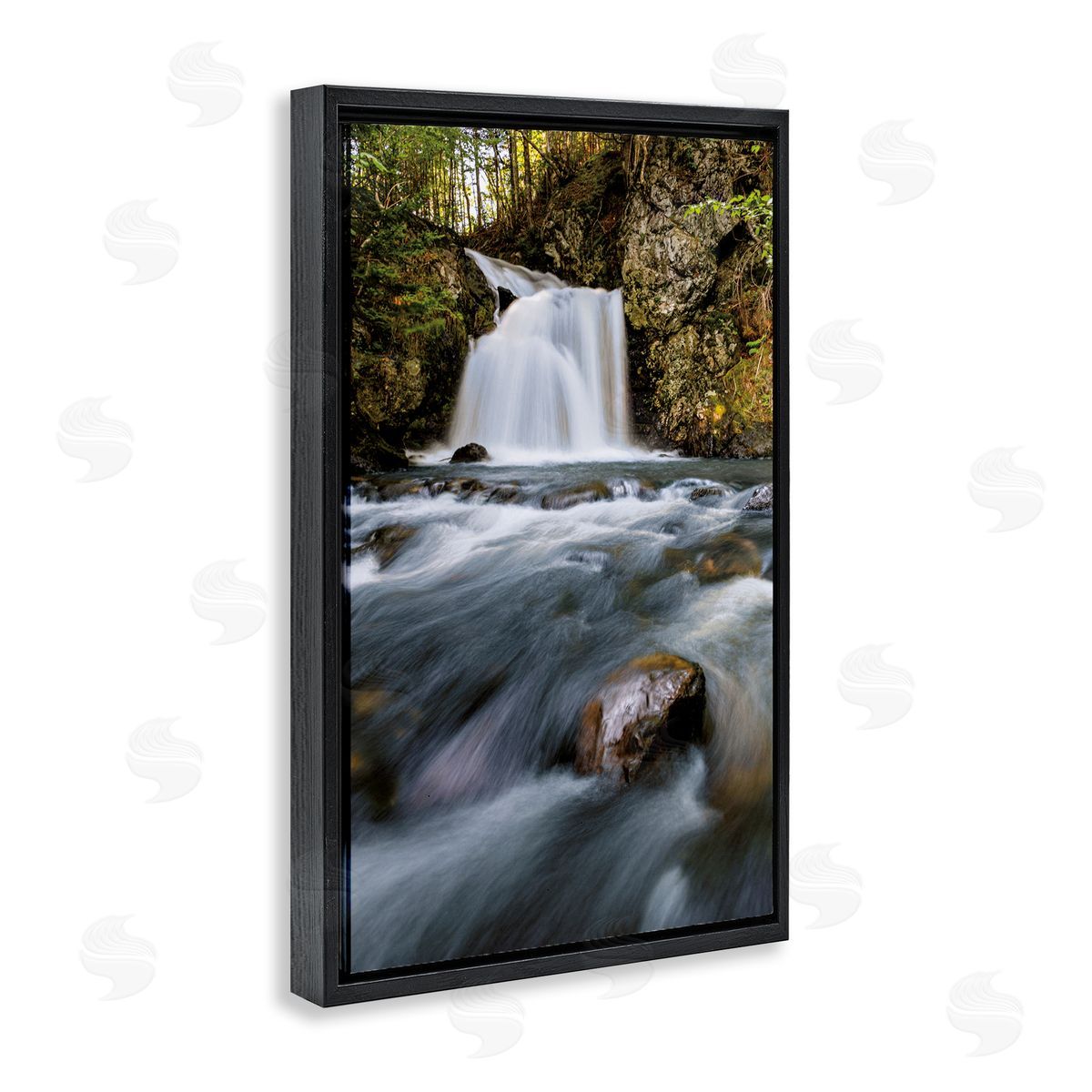 Sean Greenough Fresh Fall Water Cascading Canvas Wall Art Print