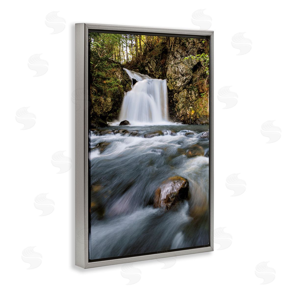 Sean Greenough Fresh Fall Water Cascading Canvas Wall Art Print