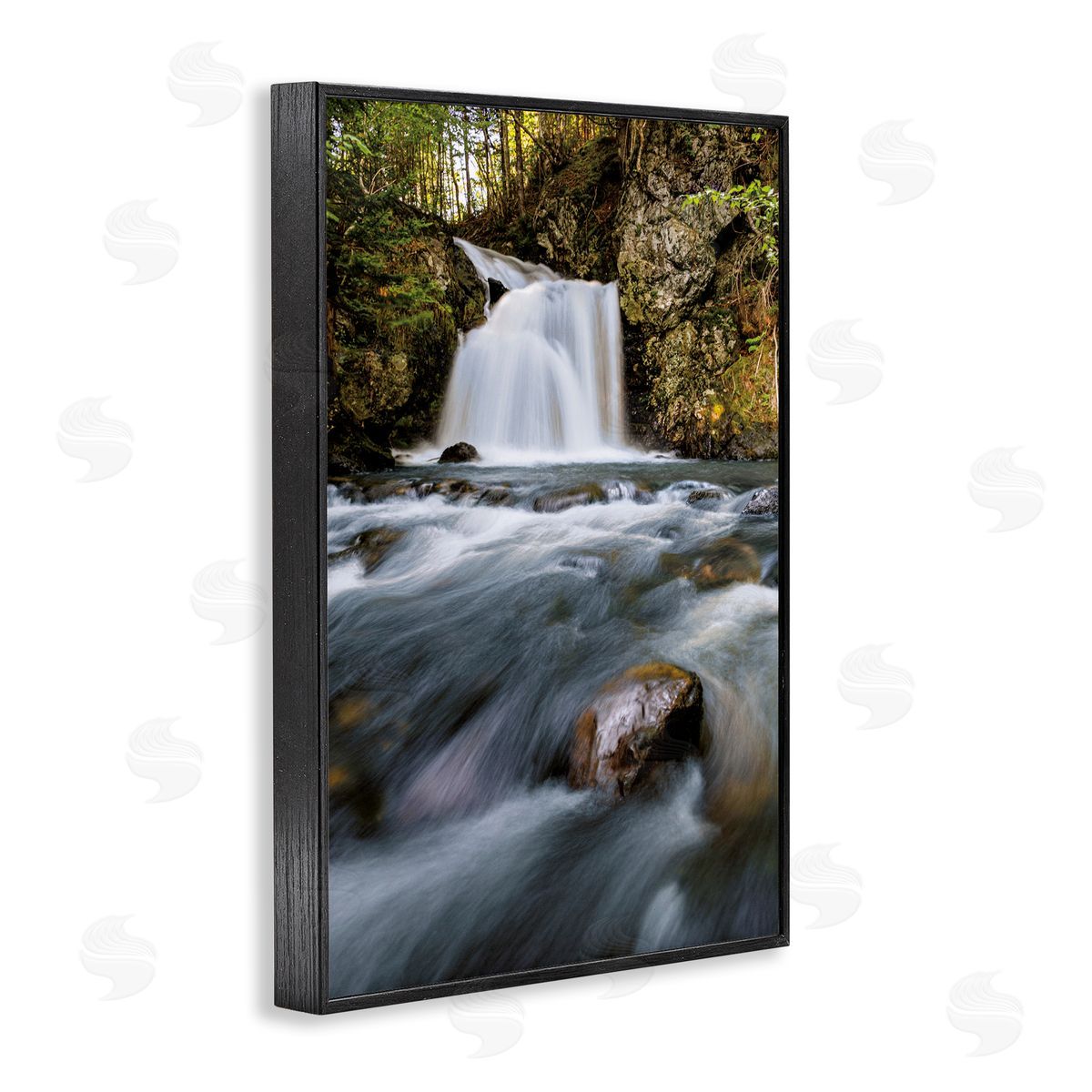 Sean Greenough Fresh Fall Water Cascading Canvas Wall Art Print