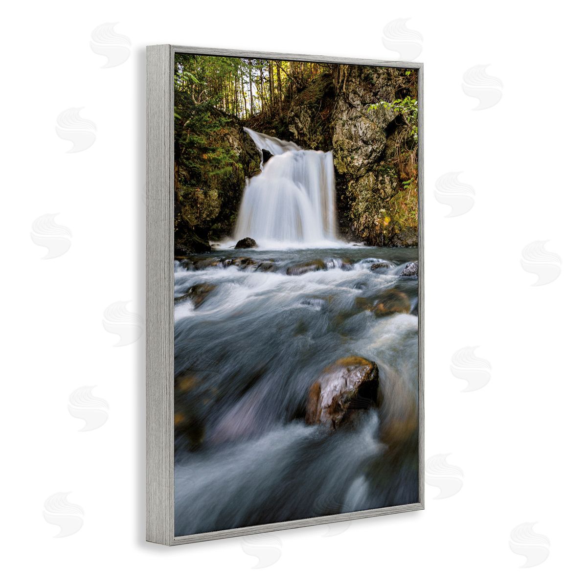 Sean Greenough Fresh Fall Water Cascading Canvas Wall Art Print