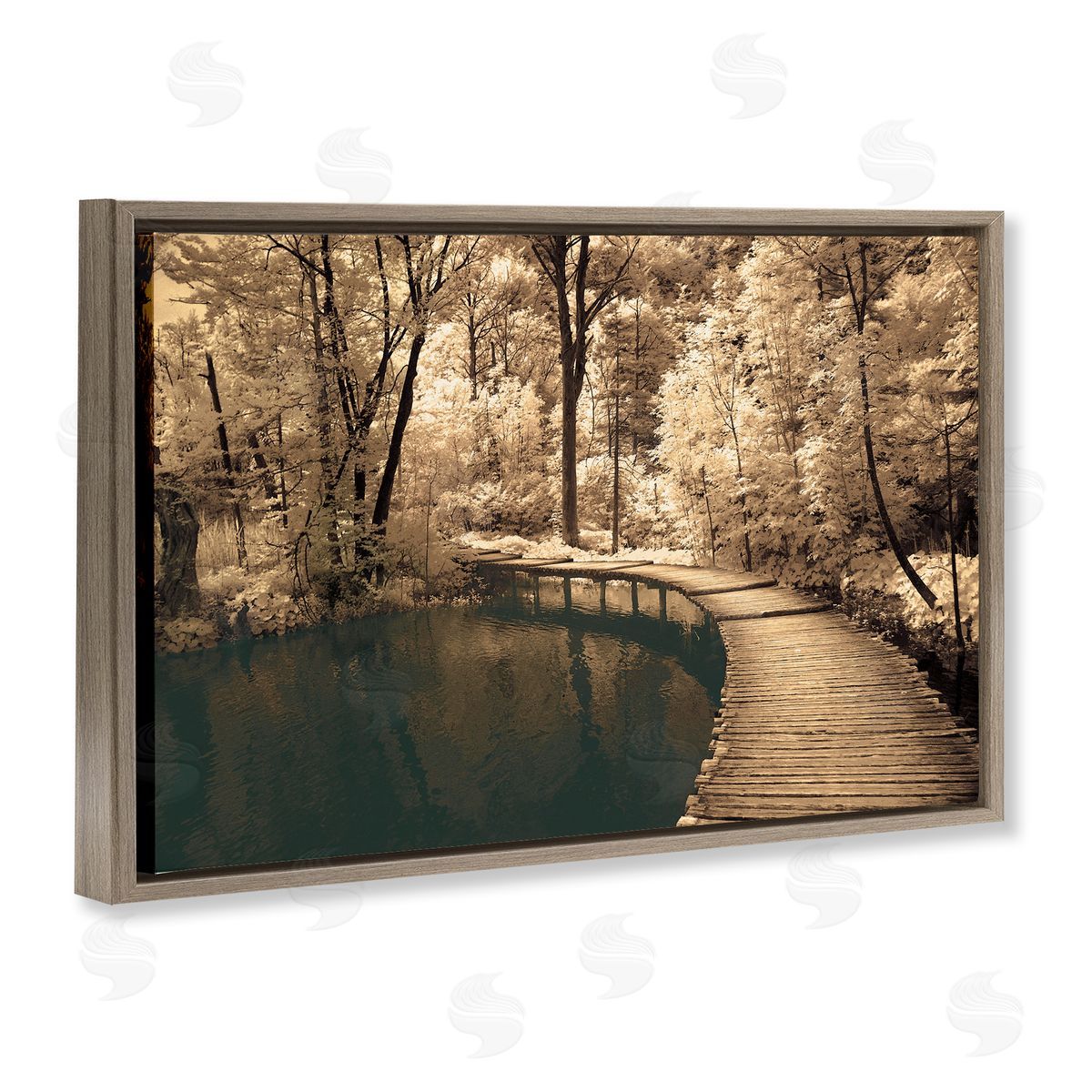 Ily Szilagyi Take My Lead Curved Bridge Canvas Wall Art Print