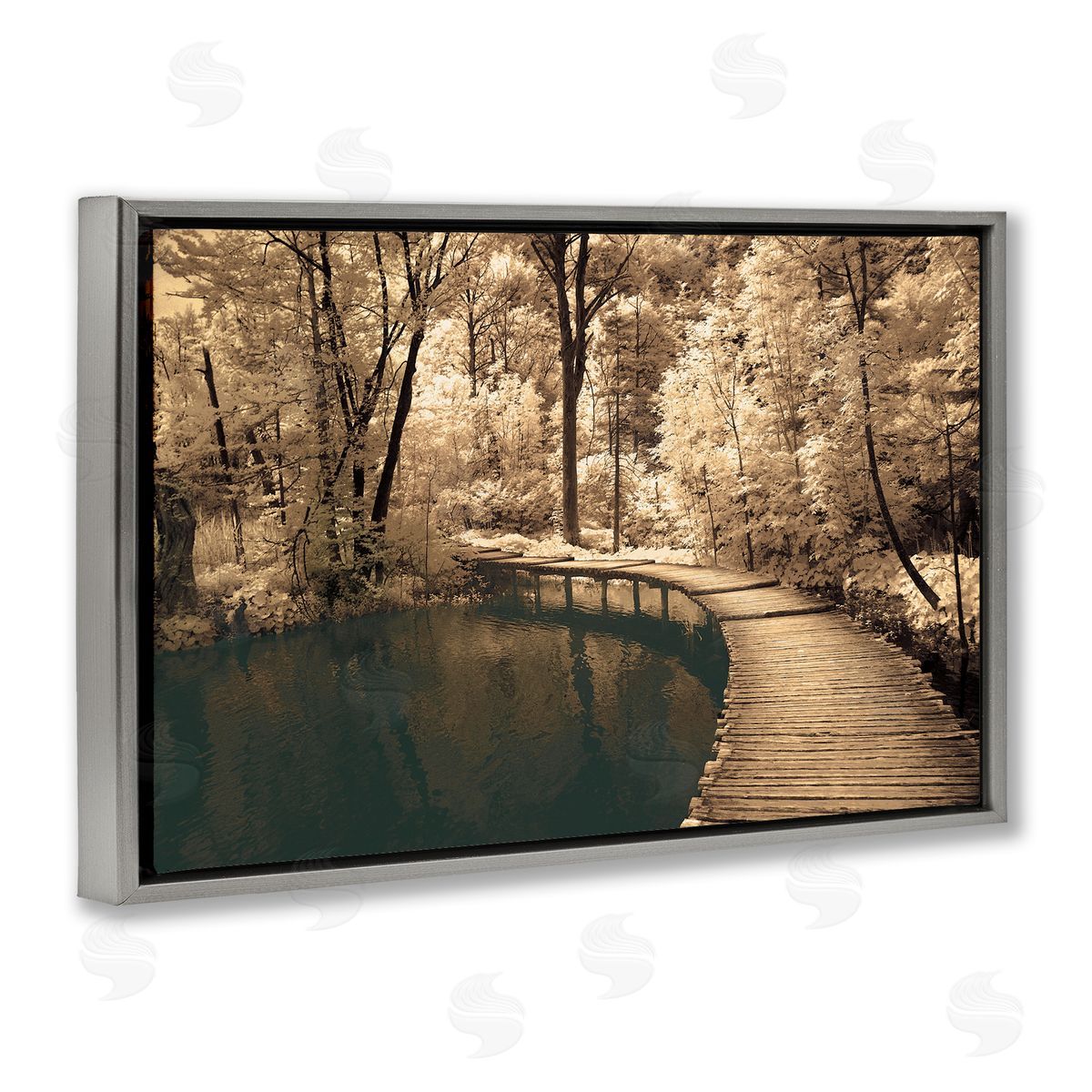 Ily Szilagyi Take My Lead Curved Bridge Canvas Wall Art Print