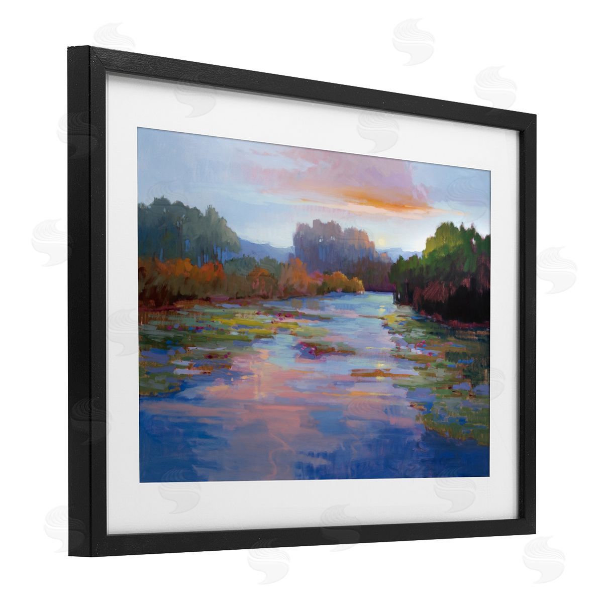 Vicki McMurry Peace And Serenity Landscape Canvas Wall Art Print
