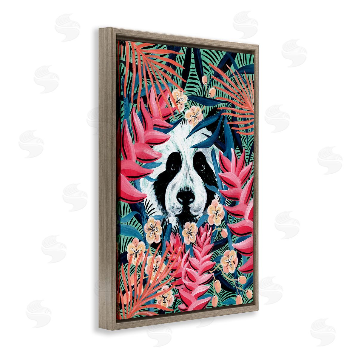 Yvette St. Amant It's A Wild Life Panda Canvas Wall Art Print