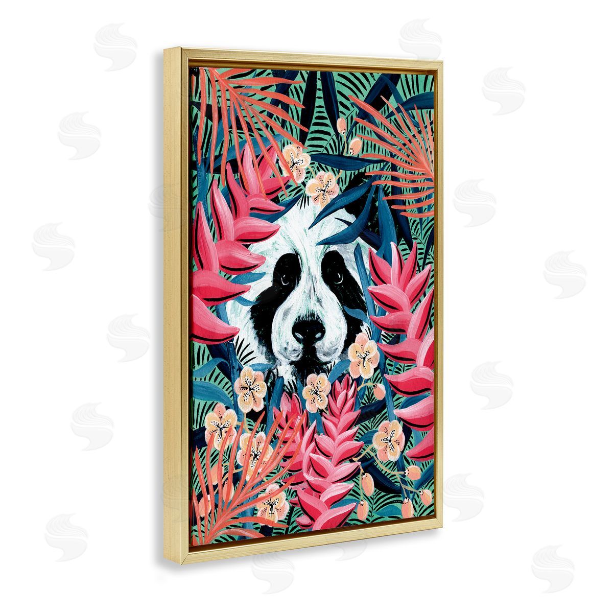 Yvette St. Amant It's A Wild Life Panda Canvas Wall Art Print