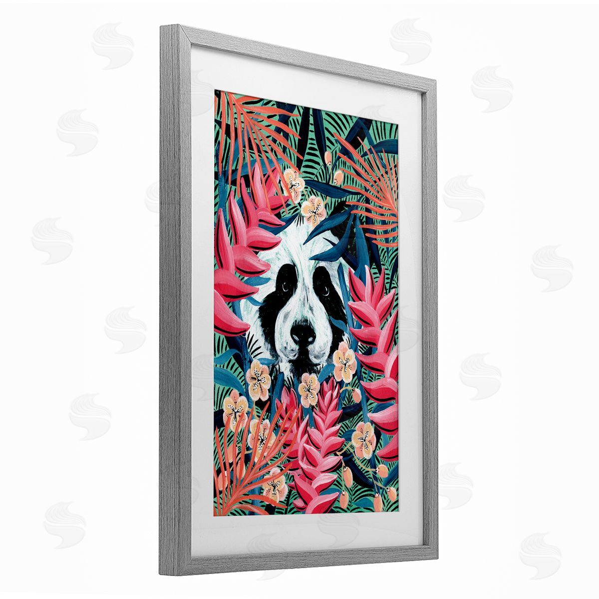 Yvette St. Amant It's A Wild Life Panda Canvas Wall Art Print
