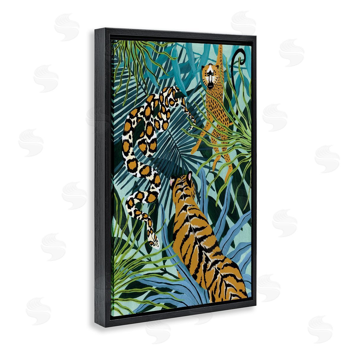 Yvette St. Amant Animal Dance Exotic Wildlife Canvas Wall Art Print