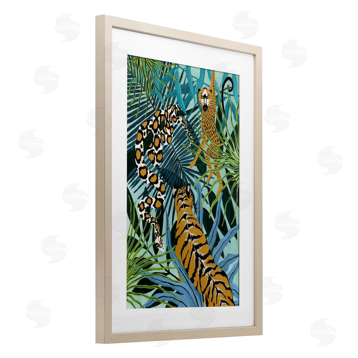 Yvette St. Amant Animal Dance Exotic Wildlife Canvas Wall Art Print