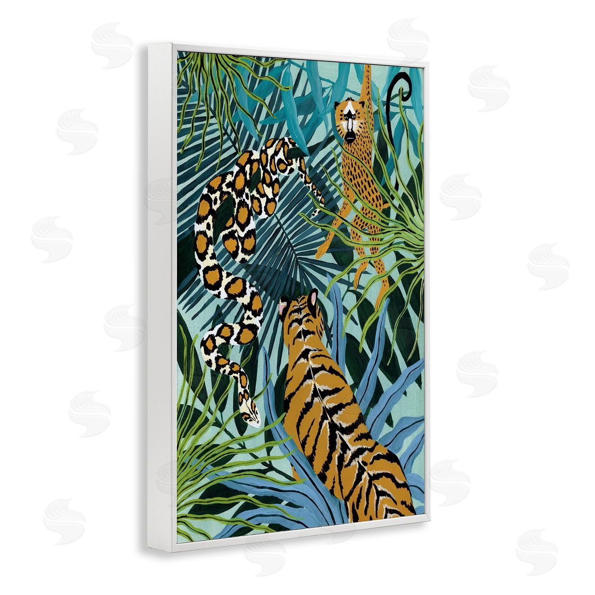 Yvette St. Amant Animal Dance Exotic Wildlife Canvas Wall Art Print