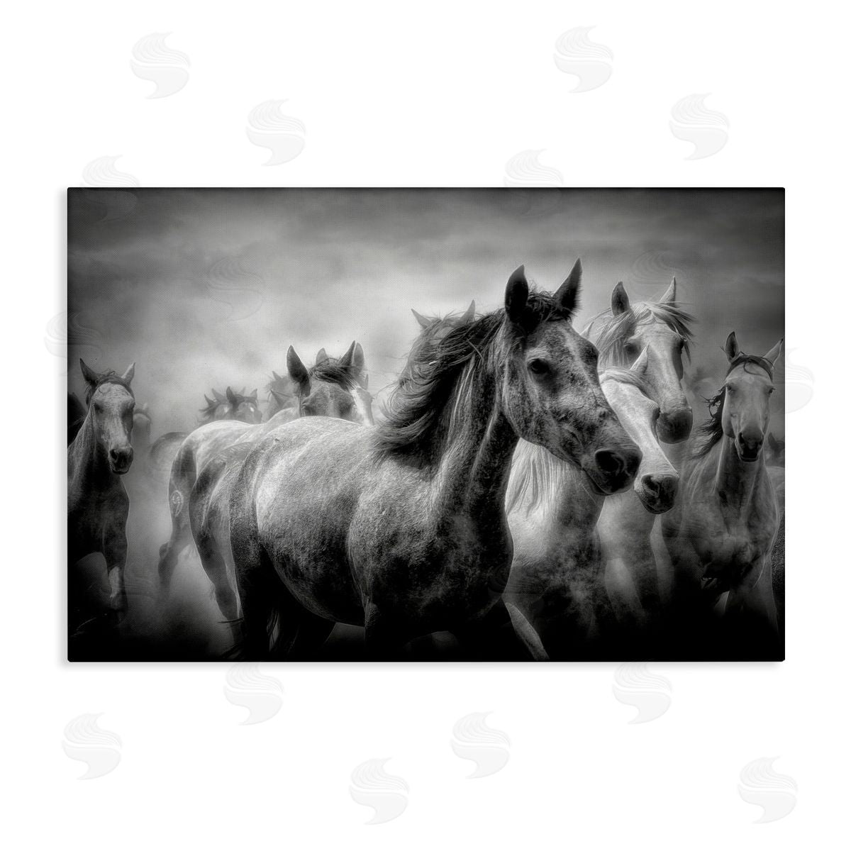 Celebrate Life Gallery Sunset Wildlife Horses Canvas Wall Art Print