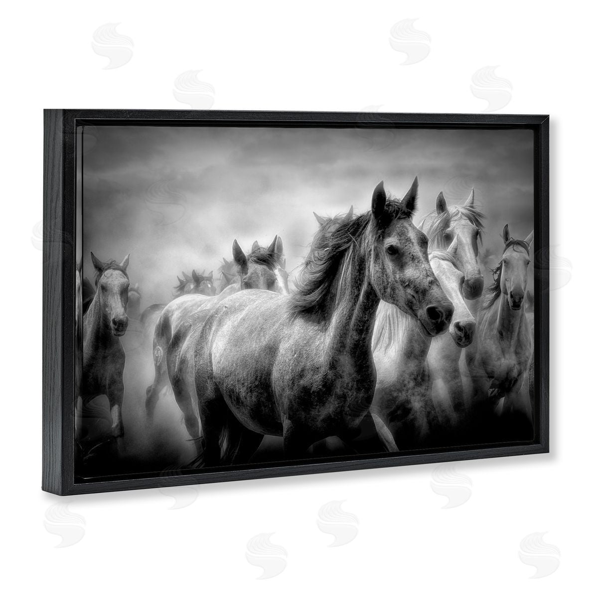 Celebrate Life Gallery Sunset Wildlife Horses Canvas Wall Art Print