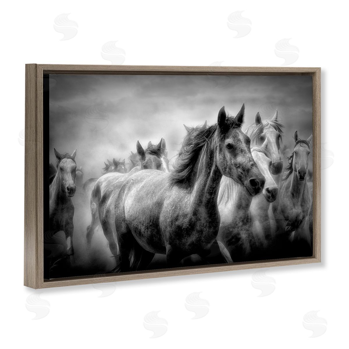 Celebrate Life Gallery Sunset Wildlife Horses Canvas Wall Art Print