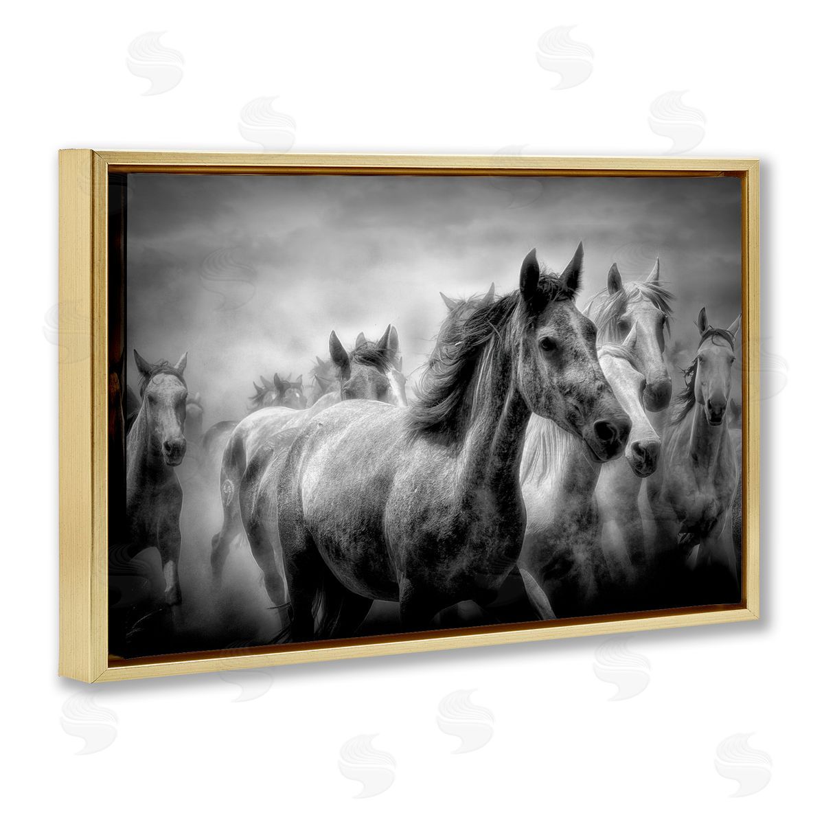 Celebrate Life Gallery Sunset Wildlife Horses Canvas Wall Art Print