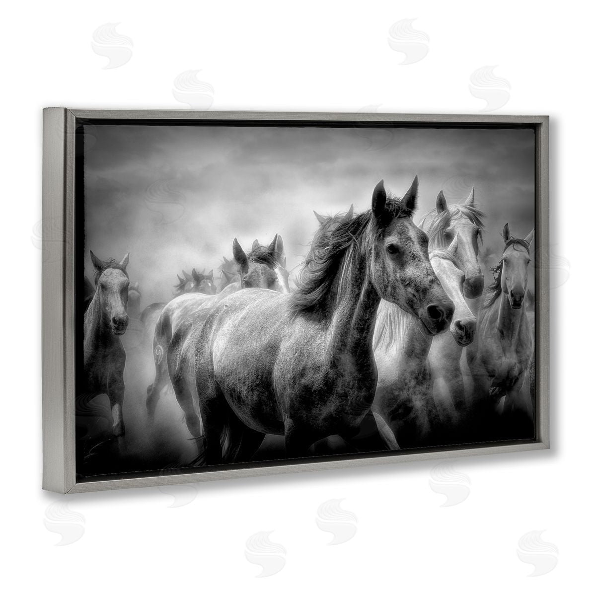 Celebrate Life Gallery Sunset Wildlife Horses Canvas Wall Art Print