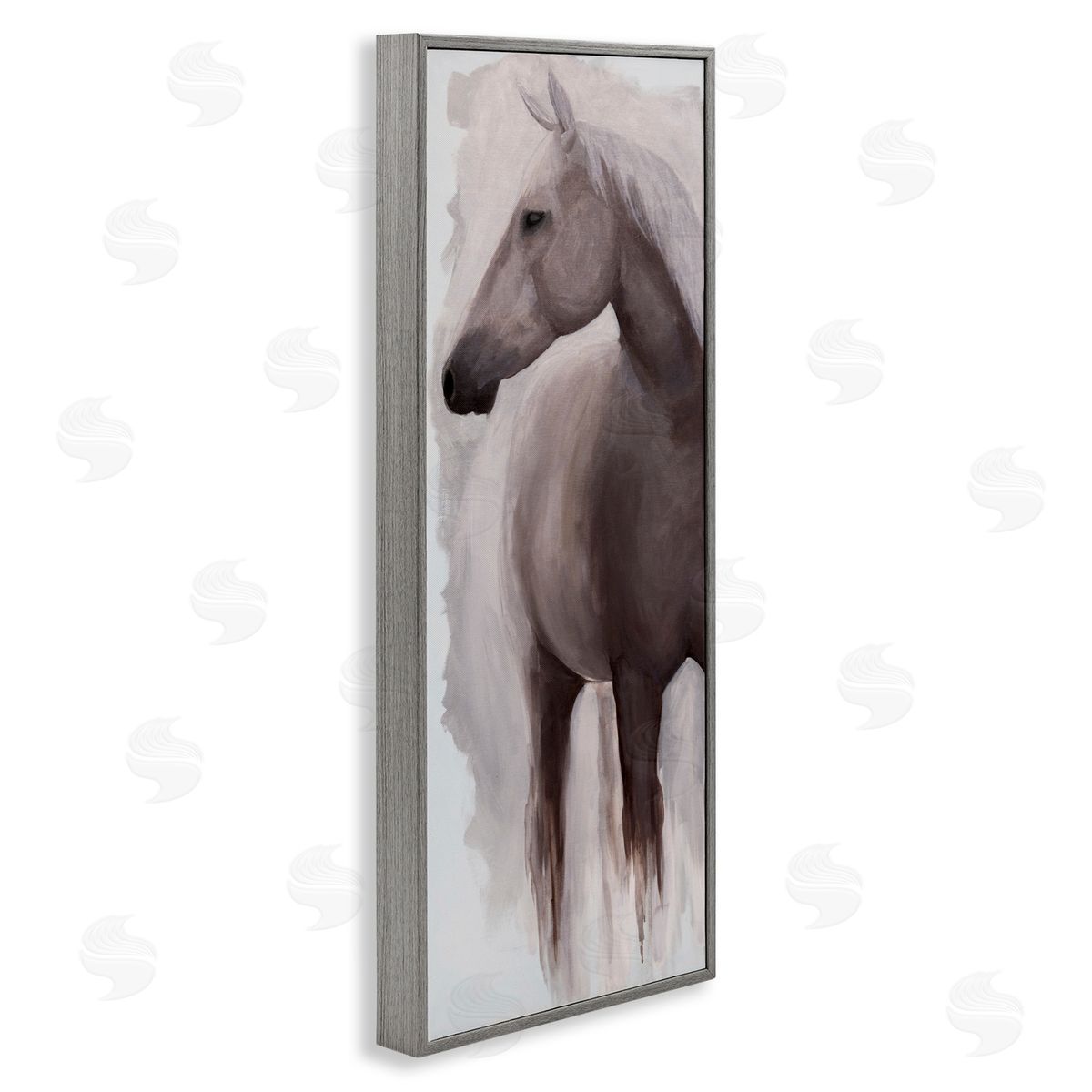 Jelena Petric Graceful Standing Horse Canvas Wall Art Print