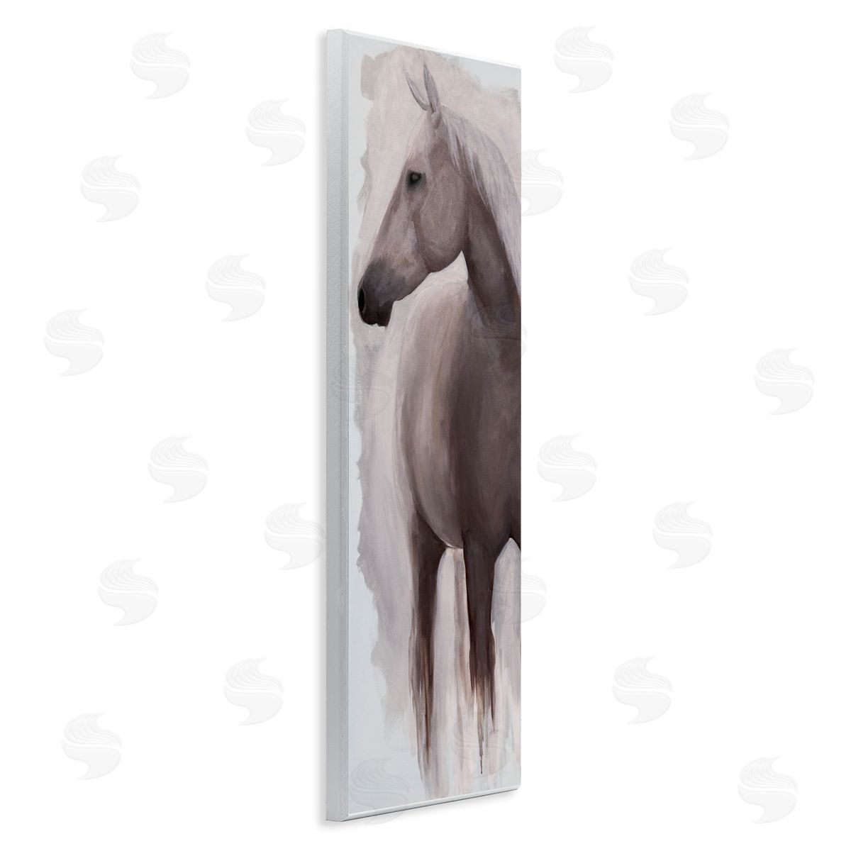 Jelena Petric Graceful Standing Horse Canvas Wall Art Print