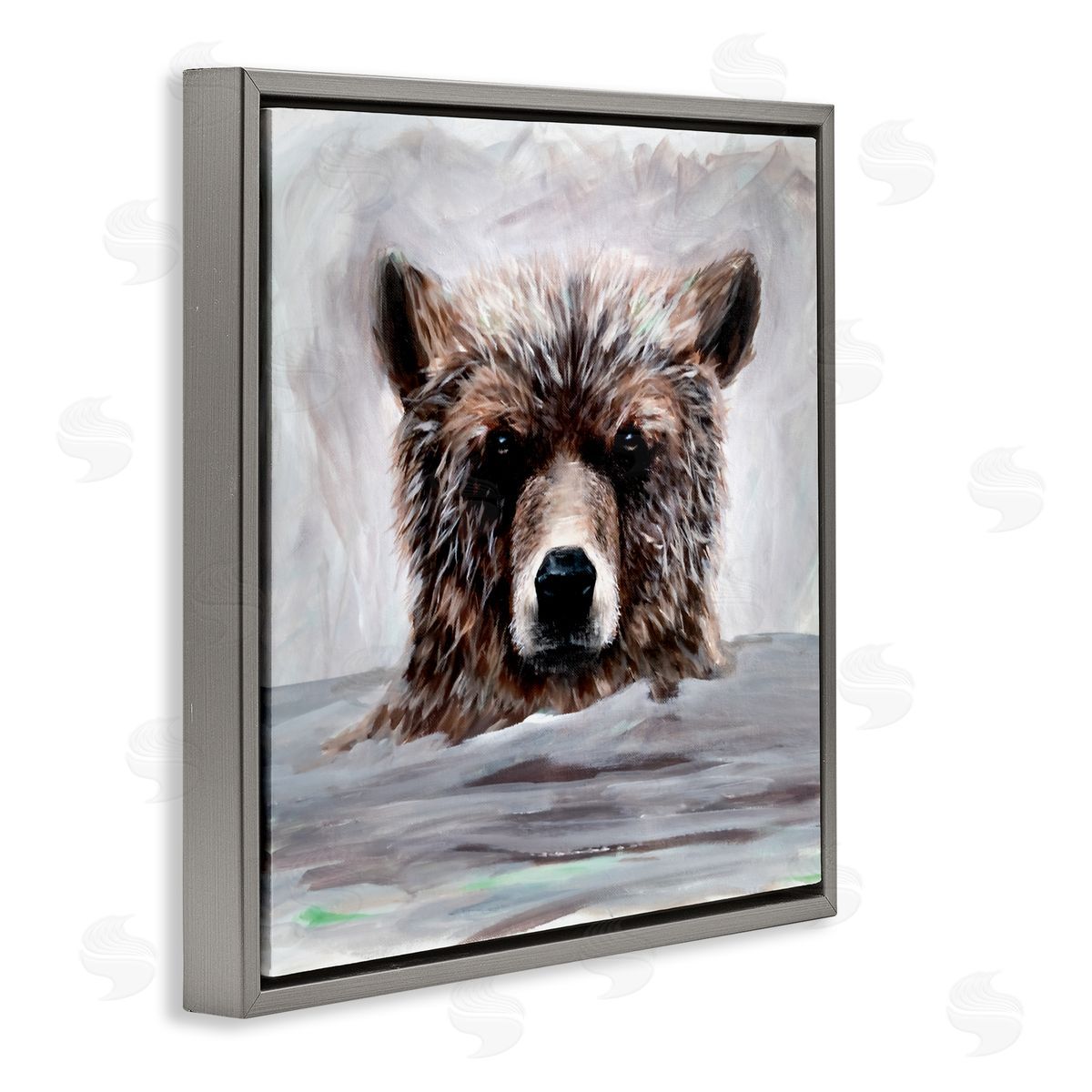 Jelena Petric Bathing Baby Bear Canvas Wall Art Print