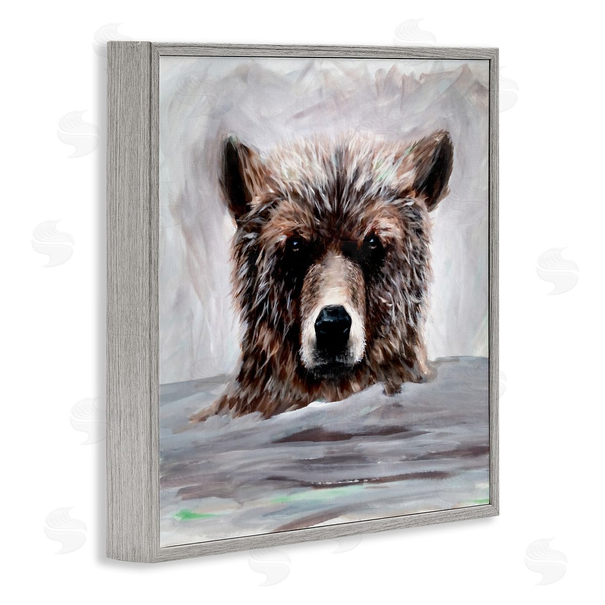 Jelena Petric Bathing Baby Bear Canvas Wall Art Print