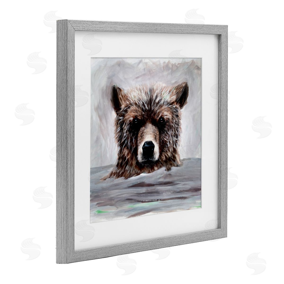 Jelena Petric Bathing Baby Bear Canvas Wall Art Print