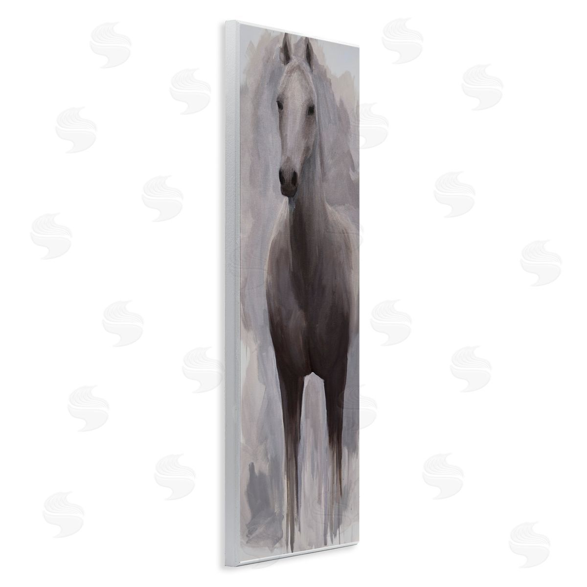 Jelena Petric Horse Standing Aware Canvas Wall Art Print