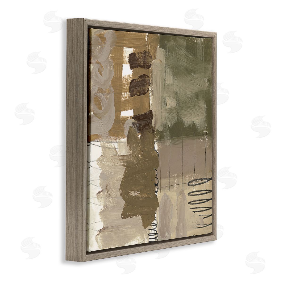 Brent Baker Holiday Express Abstraction Canvas Wall Art Print