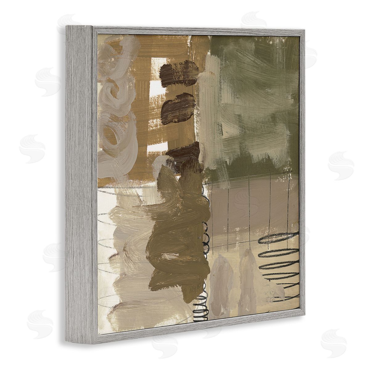 Brent Baker Holiday Express Abstraction Canvas Wall Art Print