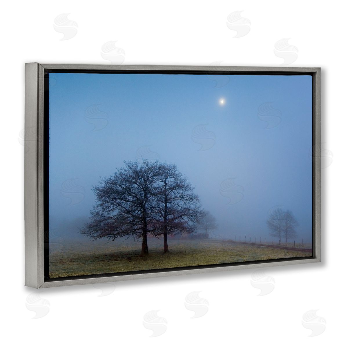 Urtzi Vera Blue Silence Landscape Canvas Wall Art Print
