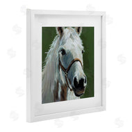 Wani Pasion | White Horse on Green