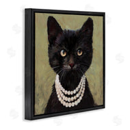 Wani Pasion | Elegant Black Cat with Necklace