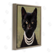 Wani Pasion | Elegant Black Cat with Necklace