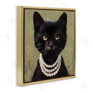 Wani Pasion | Elegant Black Cat with Necklace
