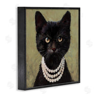Wani Pasion | Elegant Black Cat with Necklace