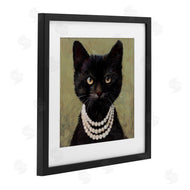 Wani Pasion | Elegant Black Cat with Necklace