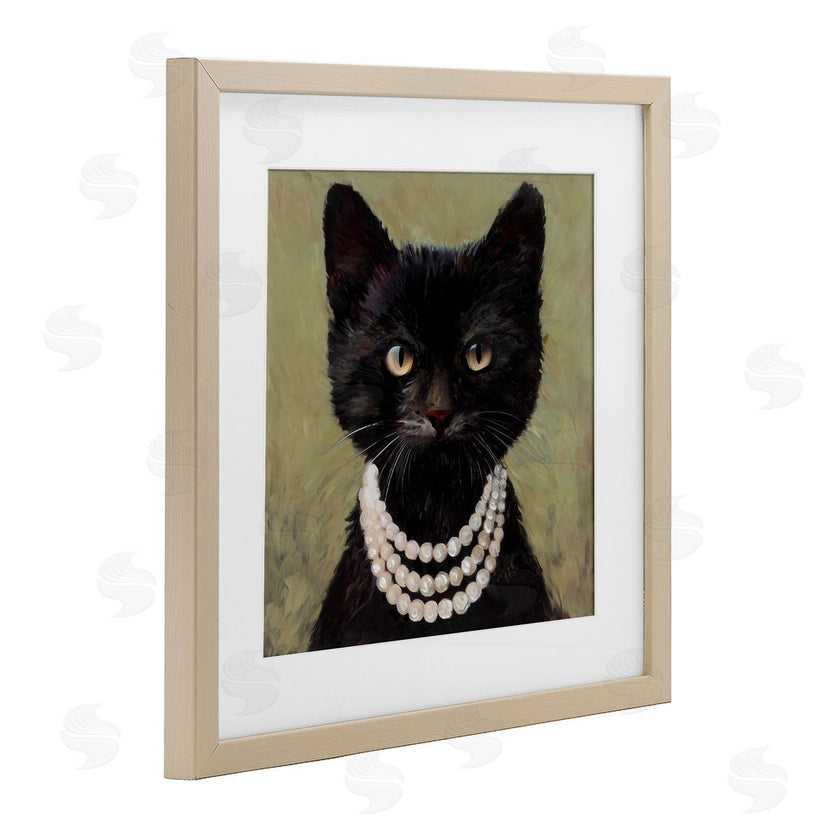 Wani Pasion | Elegant Black Cat with Necklace