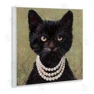 Wani Pasion | Elegant Black Cat with Necklace