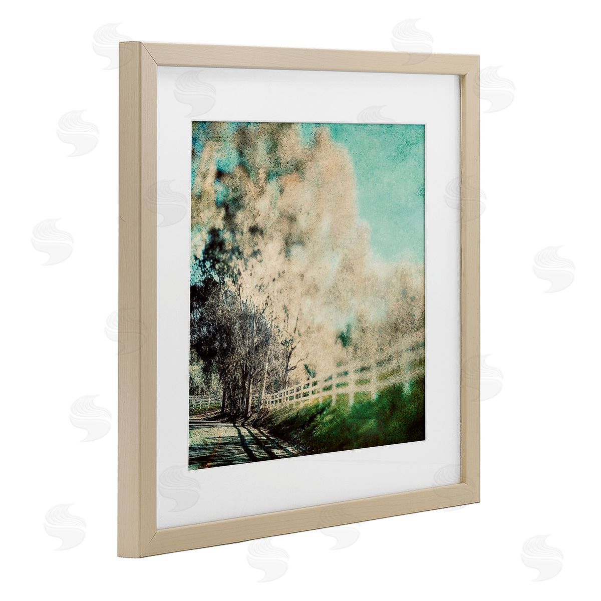 Marina Drasnin Country Road Home Stippled Canvas Wall Art Print