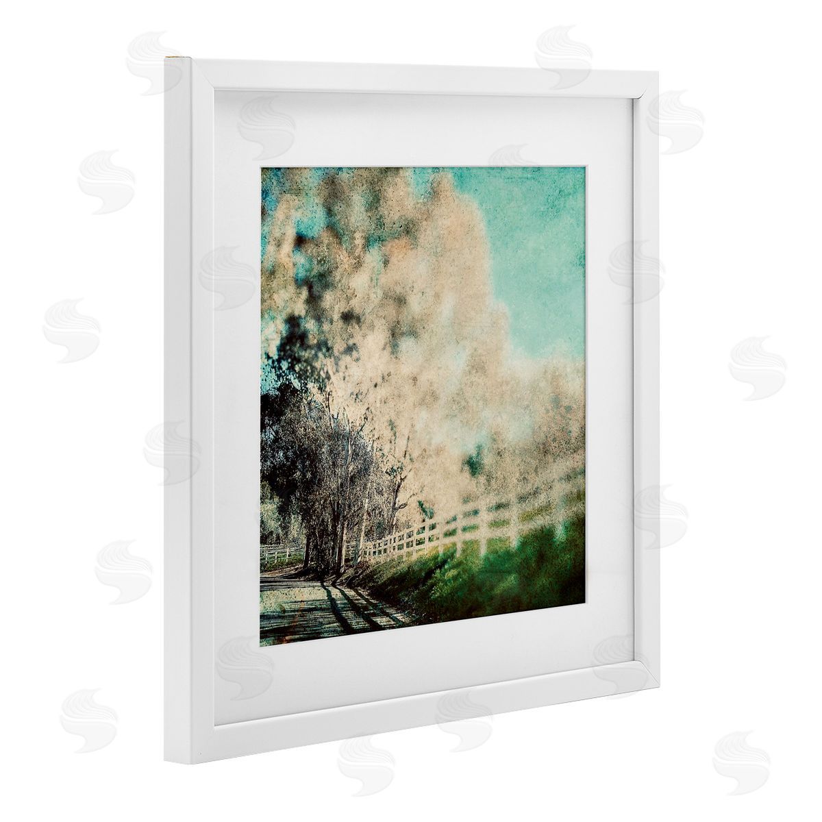 Marina Drasnin Country Road Home Stippled Canvas Wall Art Print