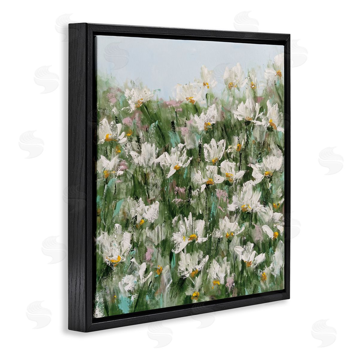 Emma Bell Daisy Field in Springtime Canvas Wall Art Print