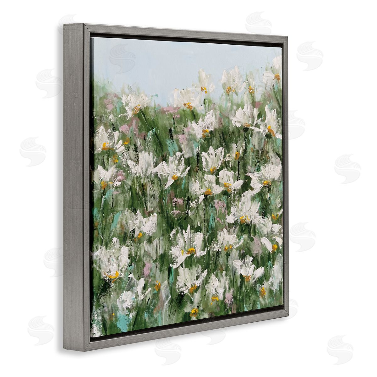 Emma Bell Daisy Field in Springtime Canvas Wall Art Print