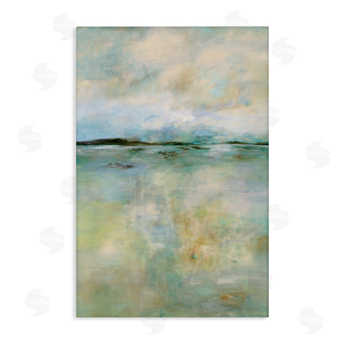 G.A. Hickman Thoughtful Abstract Horizon Canvas Wall Art Print