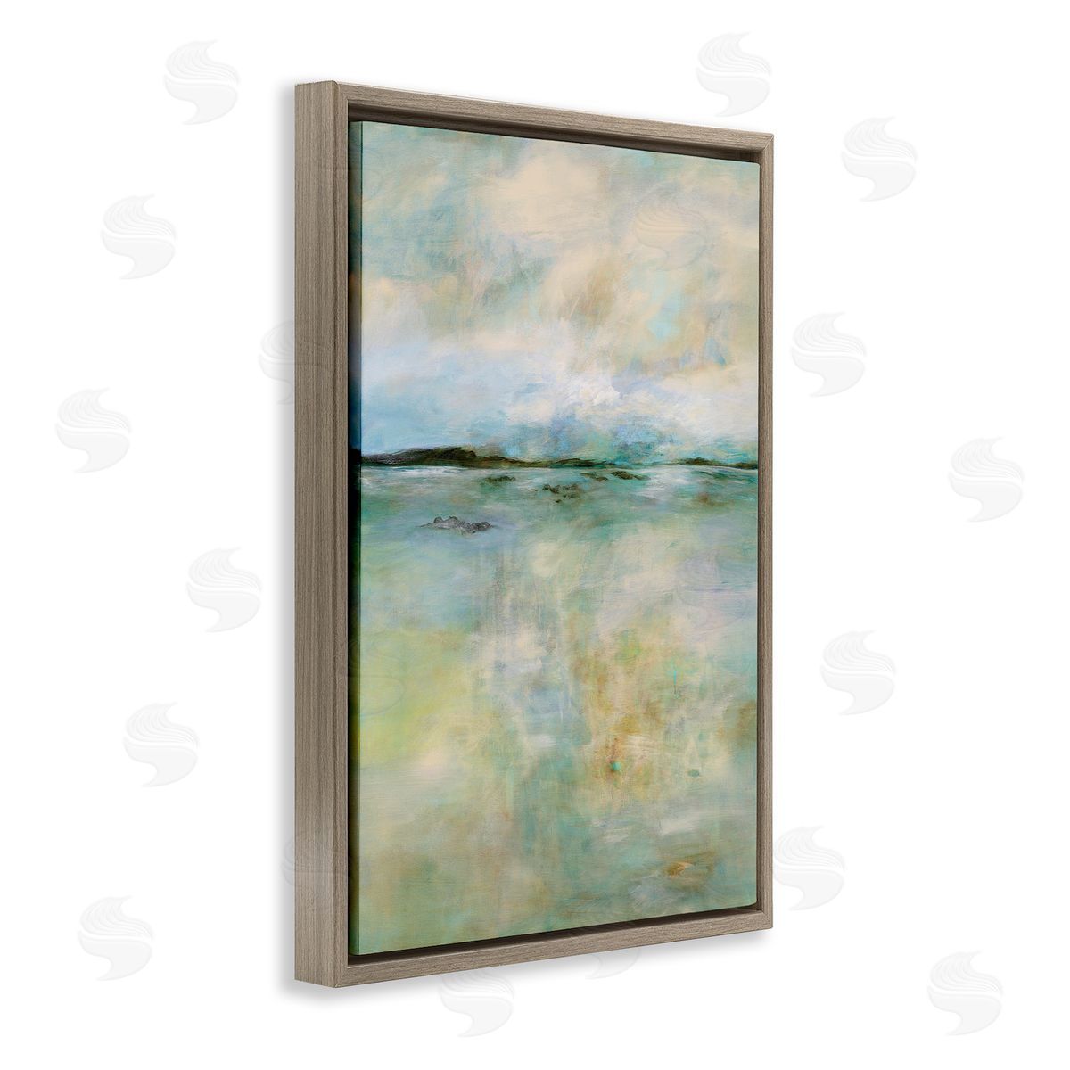 G.A. Hickman Thoughtful Abstract Horizon Canvas Wall Art Print